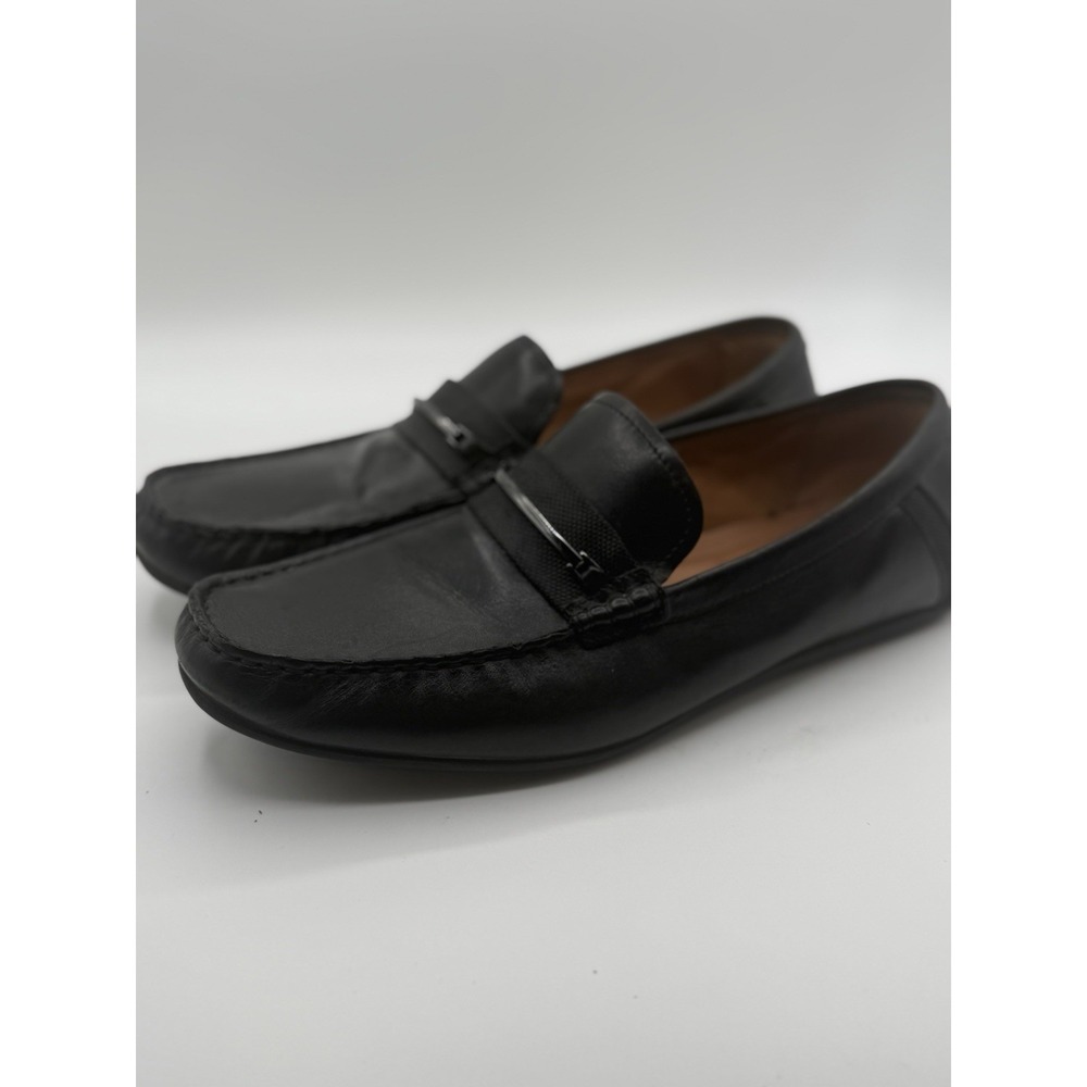 Alfani Loafers‎ Mens Leather Slip On Dress Shoes Casual Black Size 11M